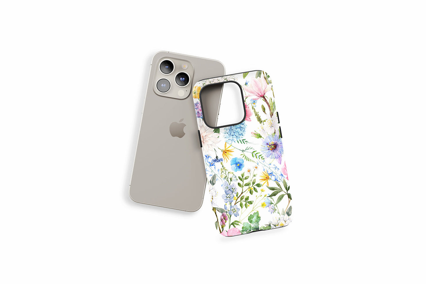 An example of our Magsafe compatible phone case with our Spring design