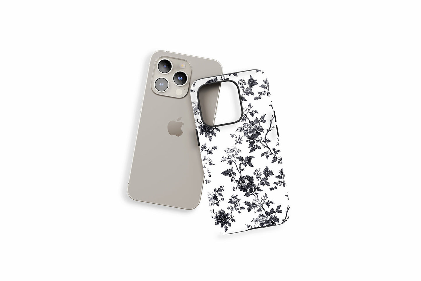 An example of our Magsafe compatible phone case with our Dark Rose design