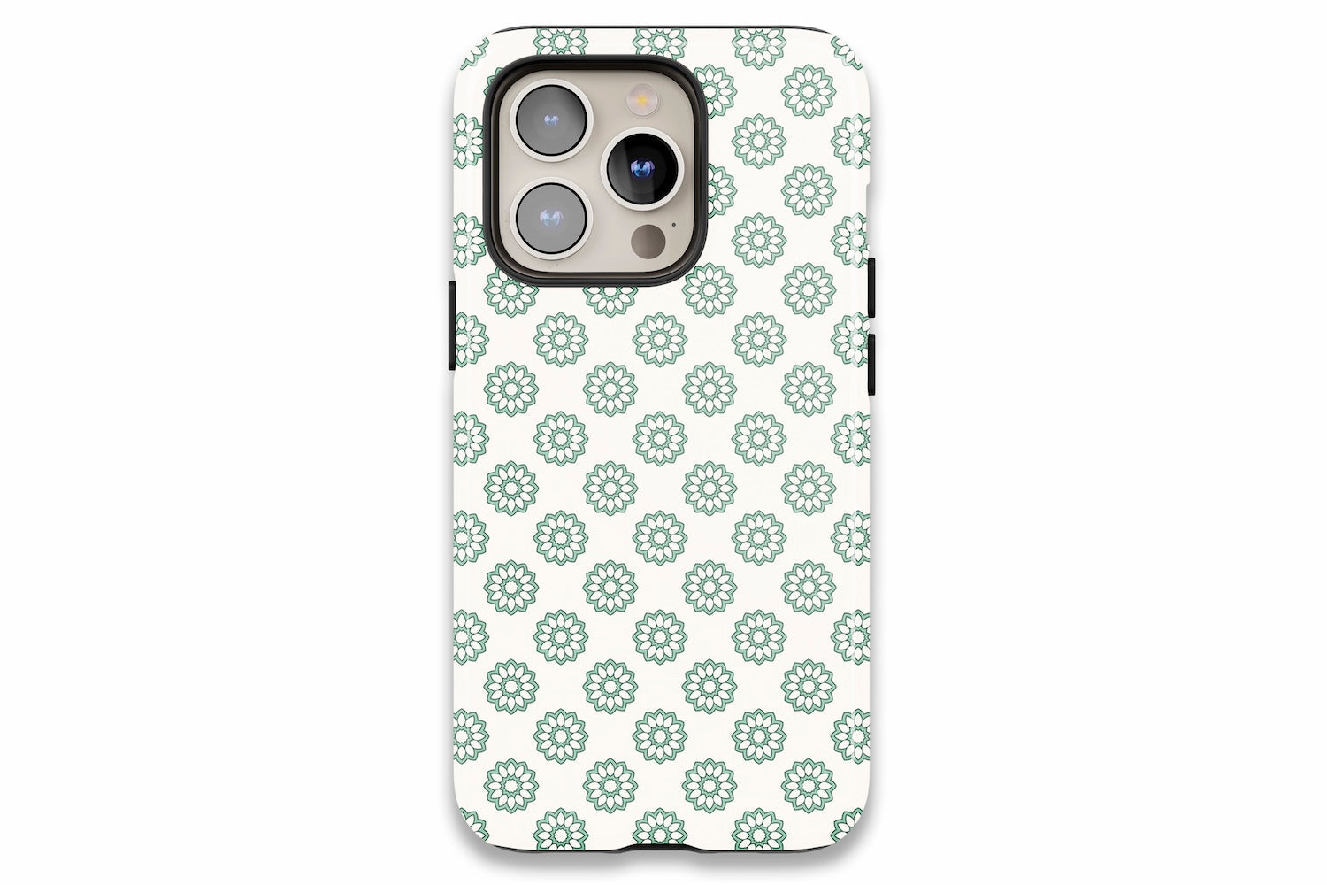 Green And Nude Floral phone case
