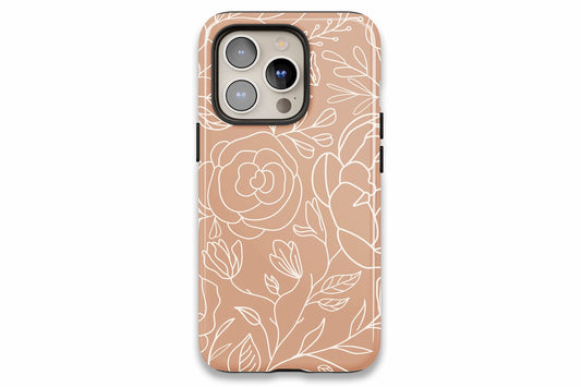 Linear Floral phone case