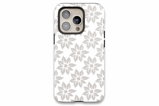 Neutral Bloom phone case